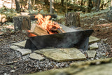 Premium Steel Fire Pit - Corten