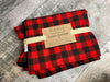 Buffalo Check Red & Black Throw Blanket