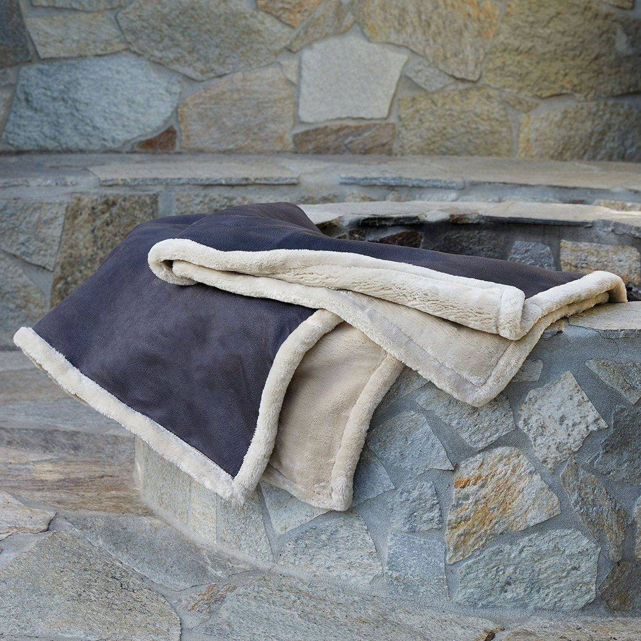 Faux leather throw blanket cheap